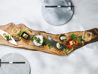 箱根・強羅 佳ら久　ダイニング　六つ喜