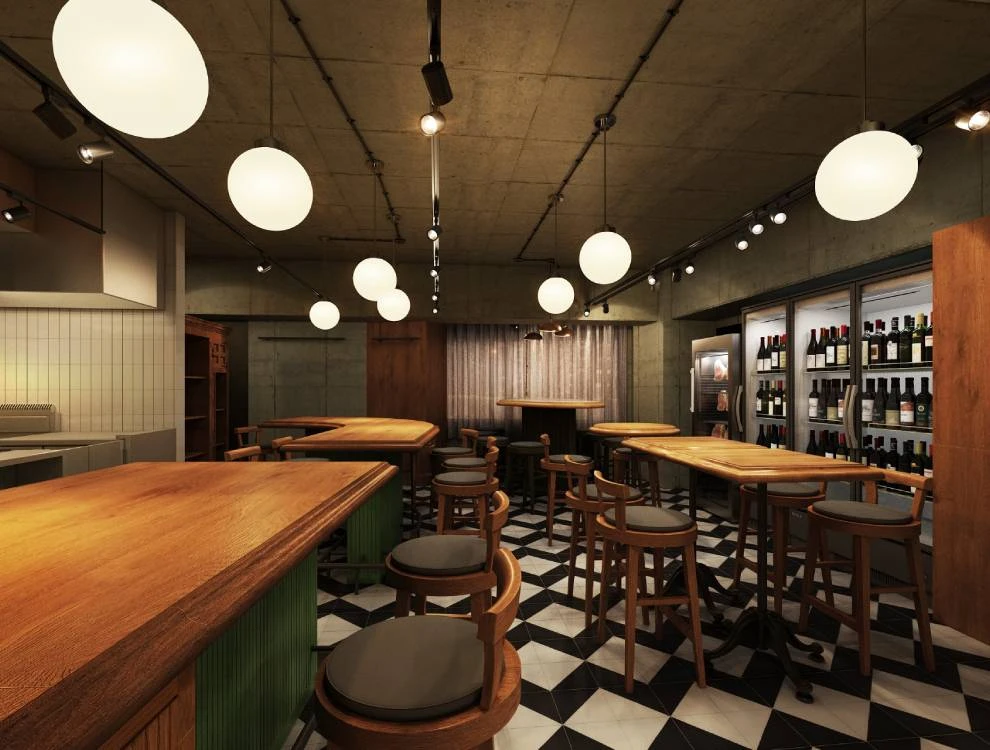 株式会社V&K（サルイアモール） 新店は「大人達が集う“ちょうどいい”スペイン」がコンセプト。熟成させたステーキを炭火で焼き、肉とワインの楽しさを追求します